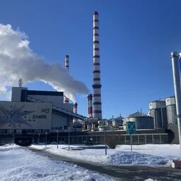 Venemaa droon tabas Auvere jaama korstent