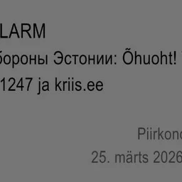 EE-ALARM süsteem käivitus kolmapäeval plaanipäraselt, kuid tekkis inimlik eksitus