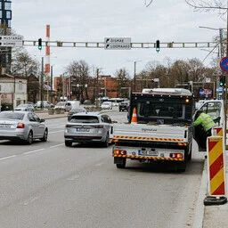 Hipodroomi ristmikul Tallinnas on ajutised liiklusmuudatused