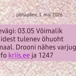 Võrumaal ja Ida-Virumaal hoiatati droonide eest