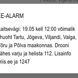 Hävitaja lasi Võrtsjärve kohal drooni alla