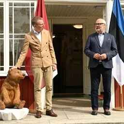 Galerii ja video: Eesti ja Läti president Ruhnus